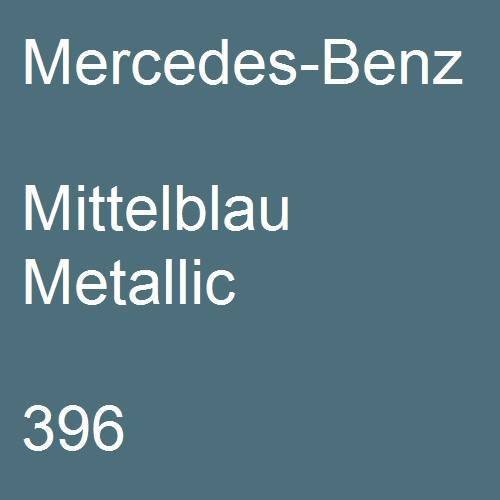 Mercedes-Benz, Mittelblau Metallic, 396.